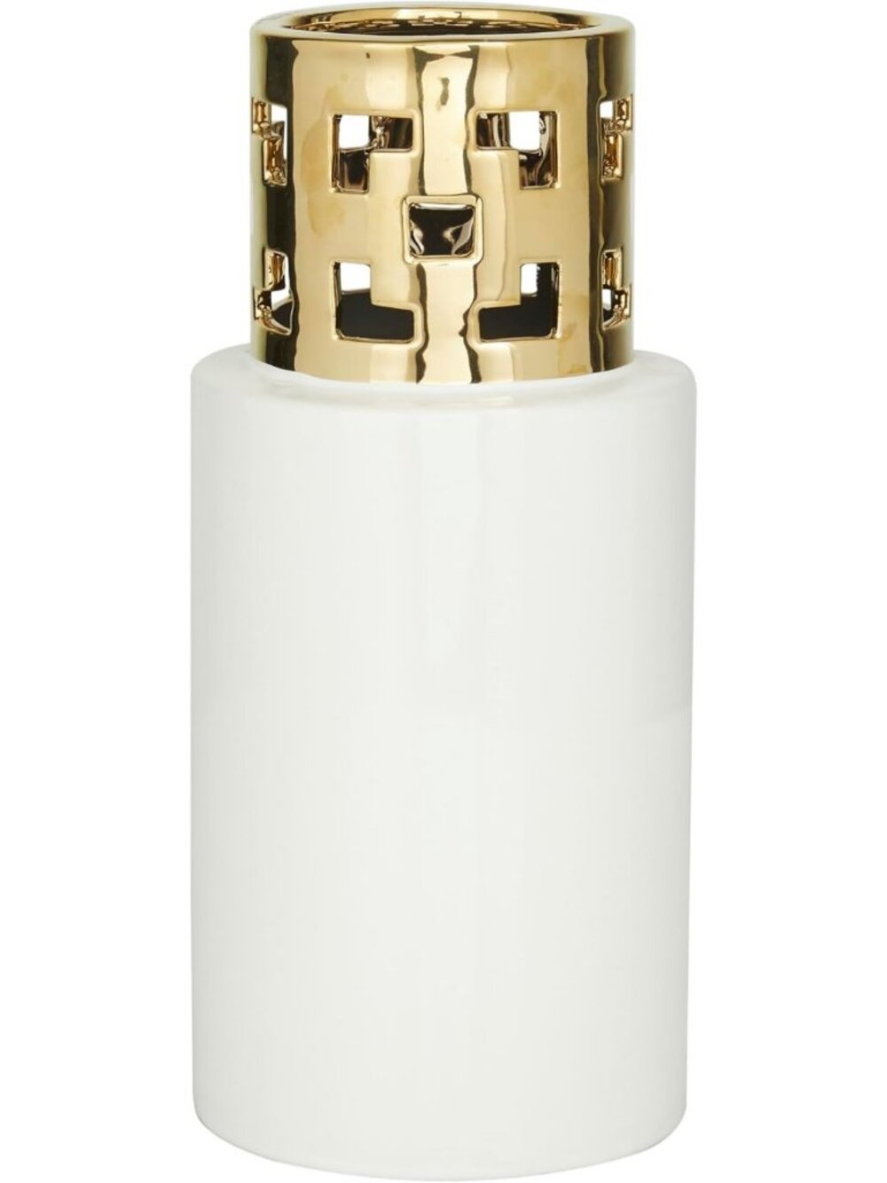 Elegant Ceramic Decorative Vase with Gold Accents | Centerpiece Flower Vase 12